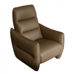 Fauteuil relax en cuir