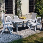 Chaise et table de jardin Beta, Delta et toscana