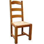 Chaise rustique chêne