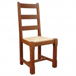 Chaise rustique hêtre